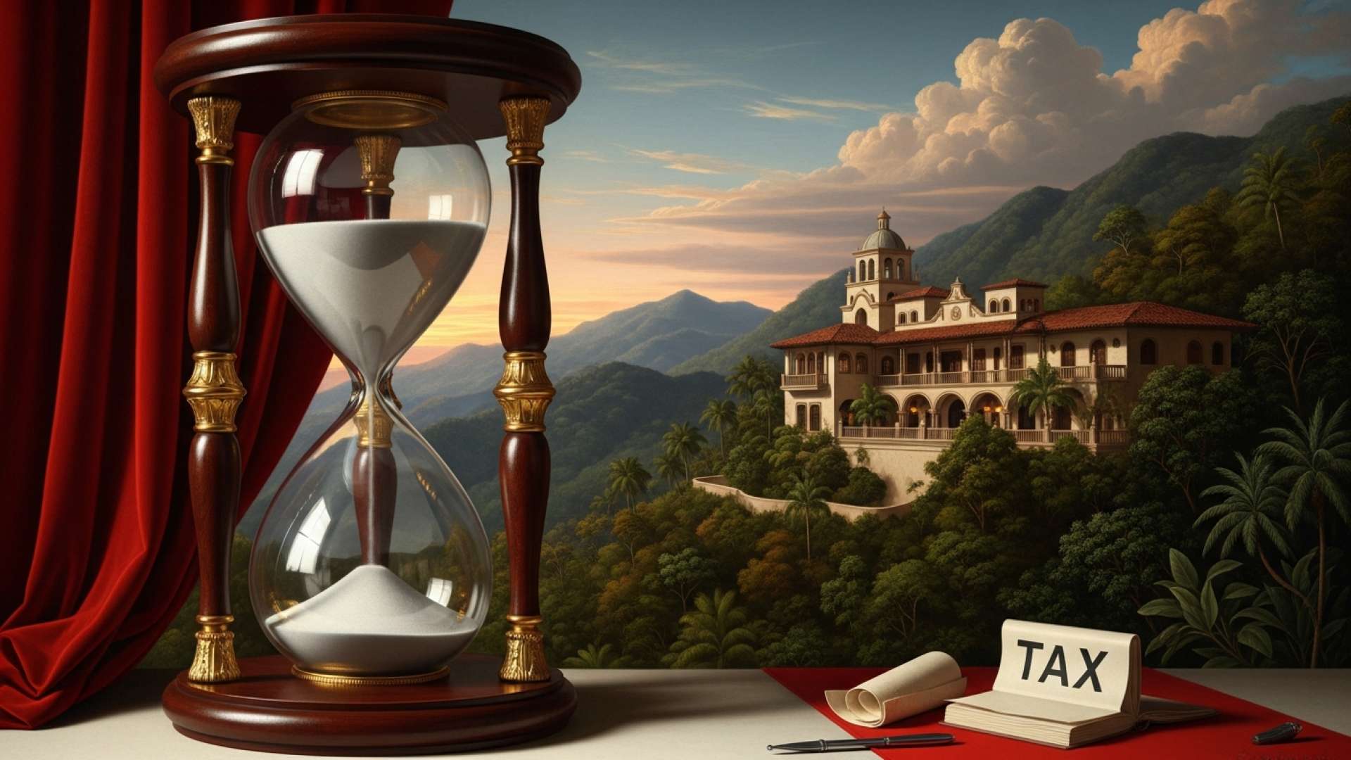 La montre tourne pour le paiement de la taxe sur les maisons de luxe au Costa Rica