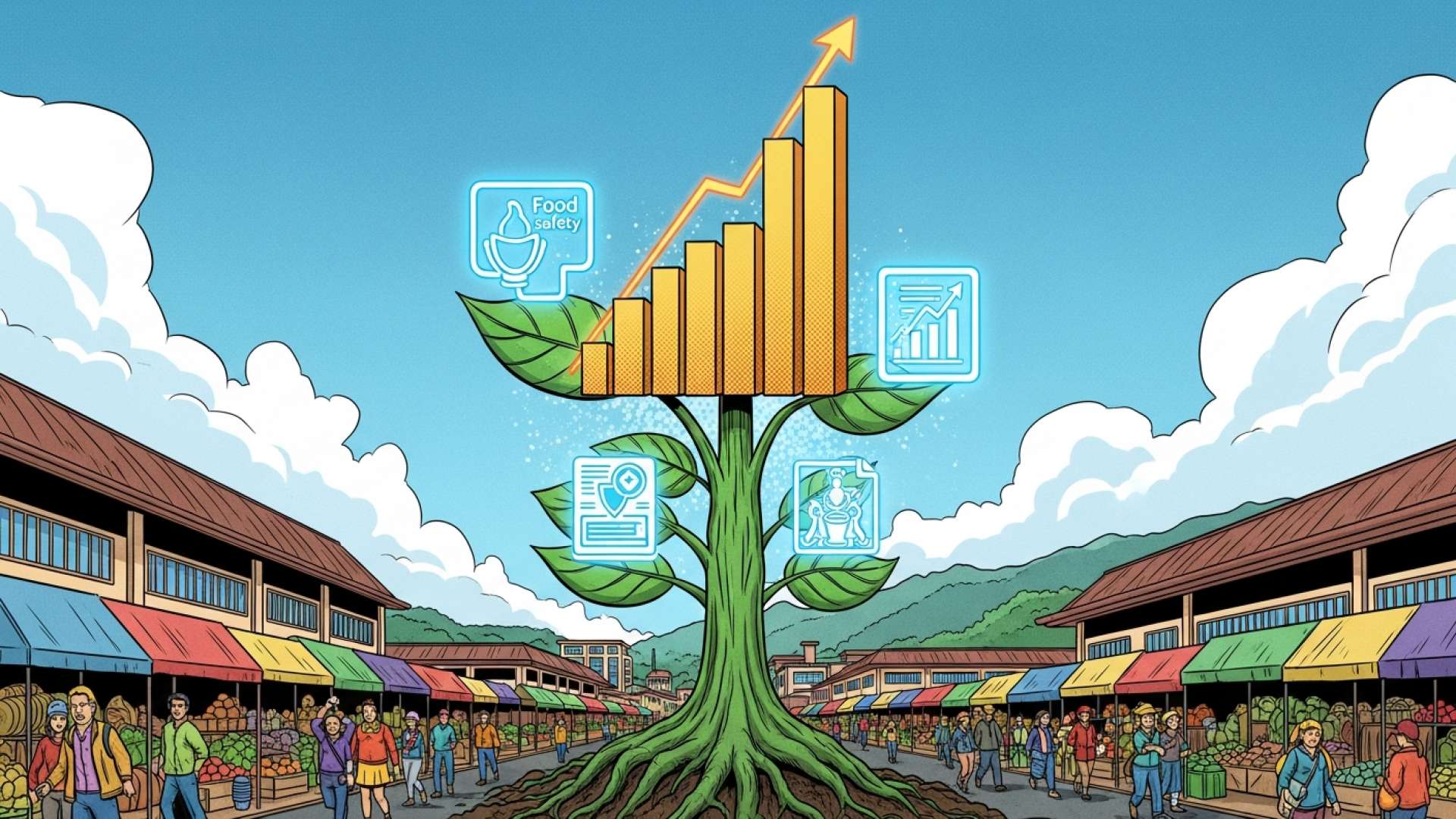 CNP investit dans la professionnalisation des marchés de producteurs de la région de l’Ouest