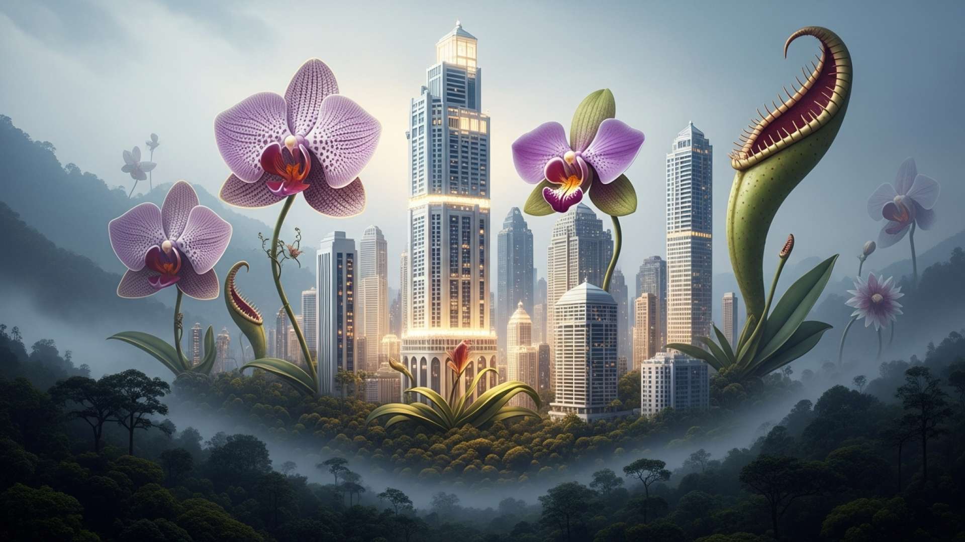 La flore exotique transforme le village d’Escazú avec sa première foire aux plantes inaugurale