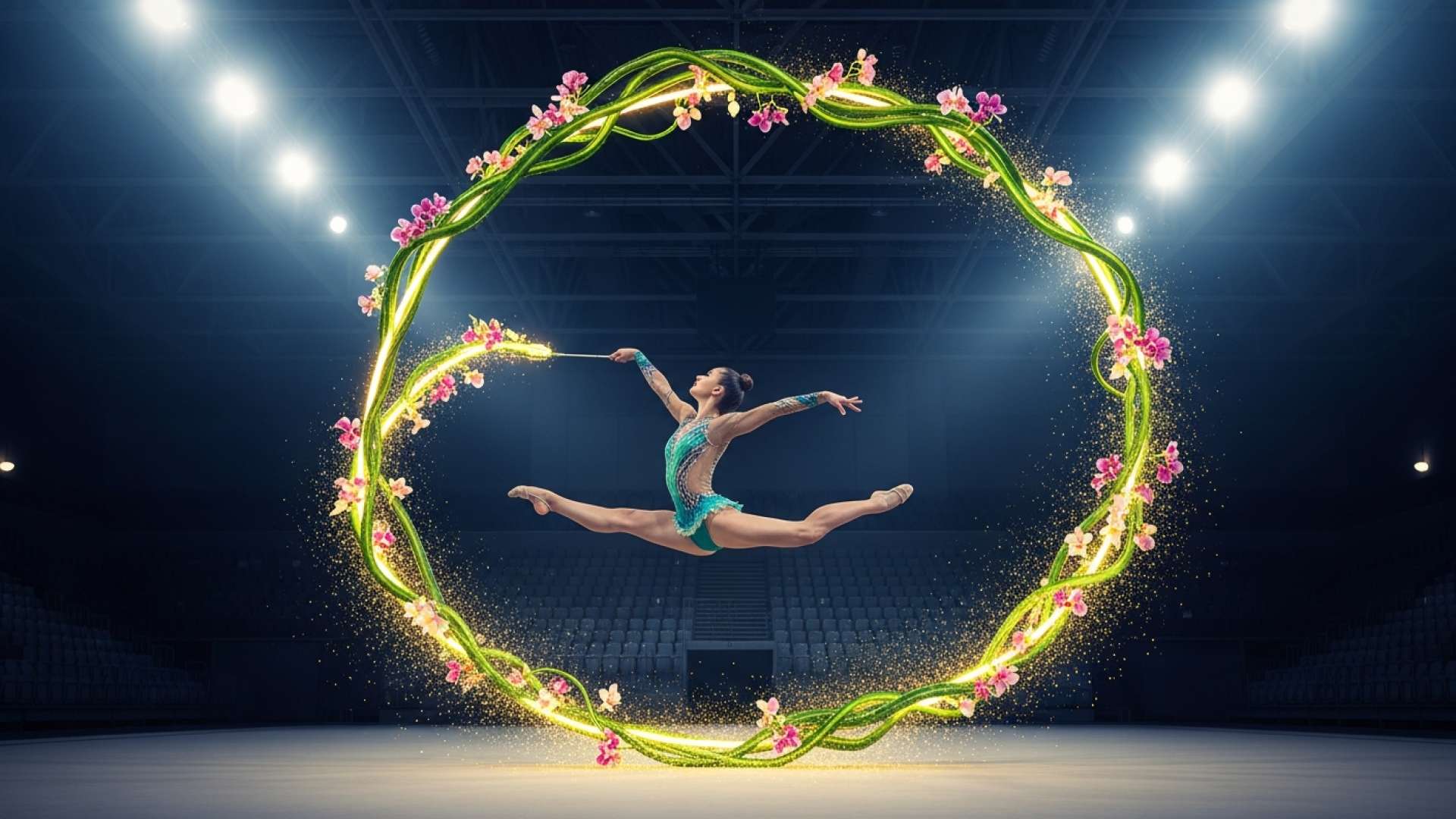 Gloriana Sanchez vise ses rêves olympiques au Championnat du monde de gymnastique rythmique en Allemagne