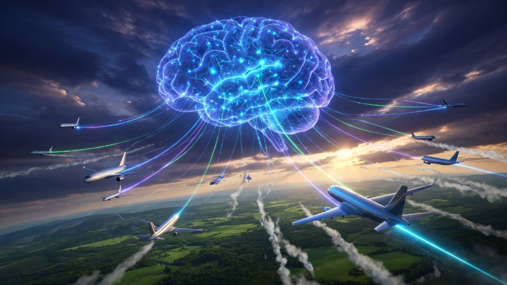 Google prend la tête d’un consortium pour lutter contre l’impact climatique de l’aviation grâce à la routage de vol par l’IA