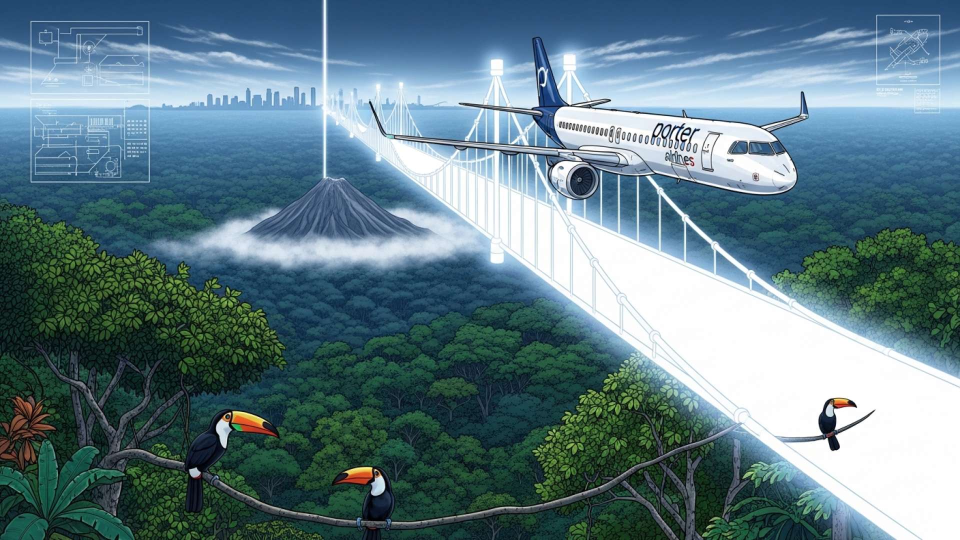 Porter Airlines renforce les voyages canadiens au Costa Rica avec un nouveau vol pour San José