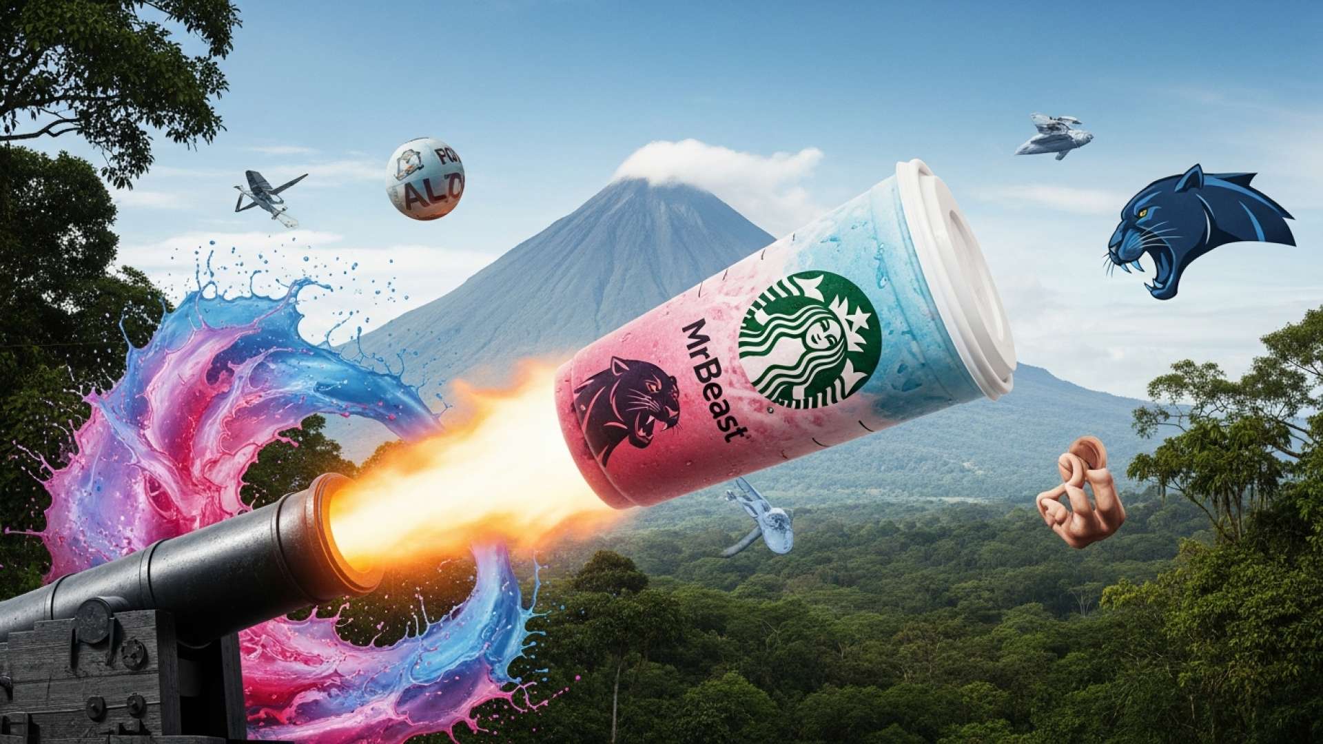 Starbucks et MrBeast enflamment le Costa Rica avec une boisson limitée édition Cannon Ball