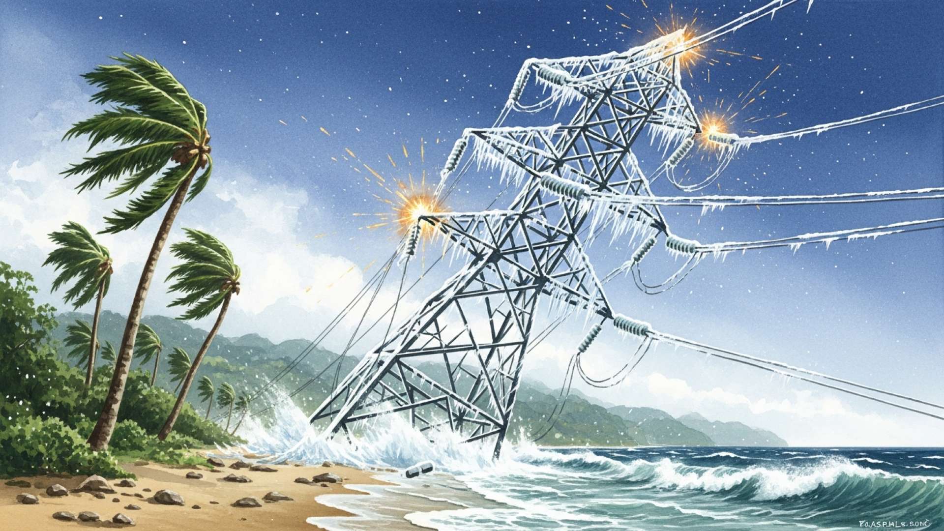 Des milliers de foyers privés d’électricité alors que des vents violents frappent le Costa Rica