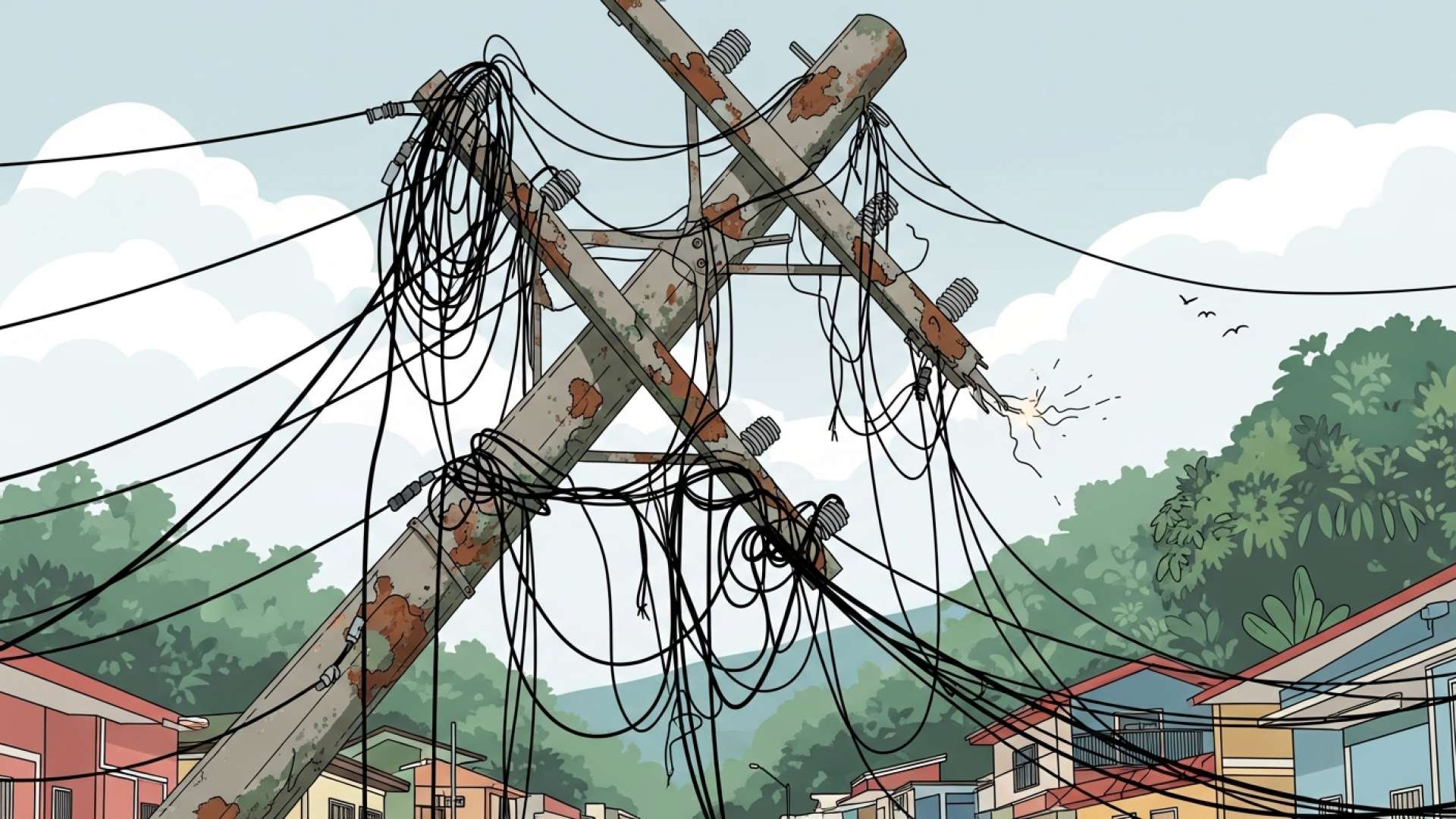 Des défaillances généralisées de poteaux télécoms posent une menace silencieuse à travers le Costa Rica