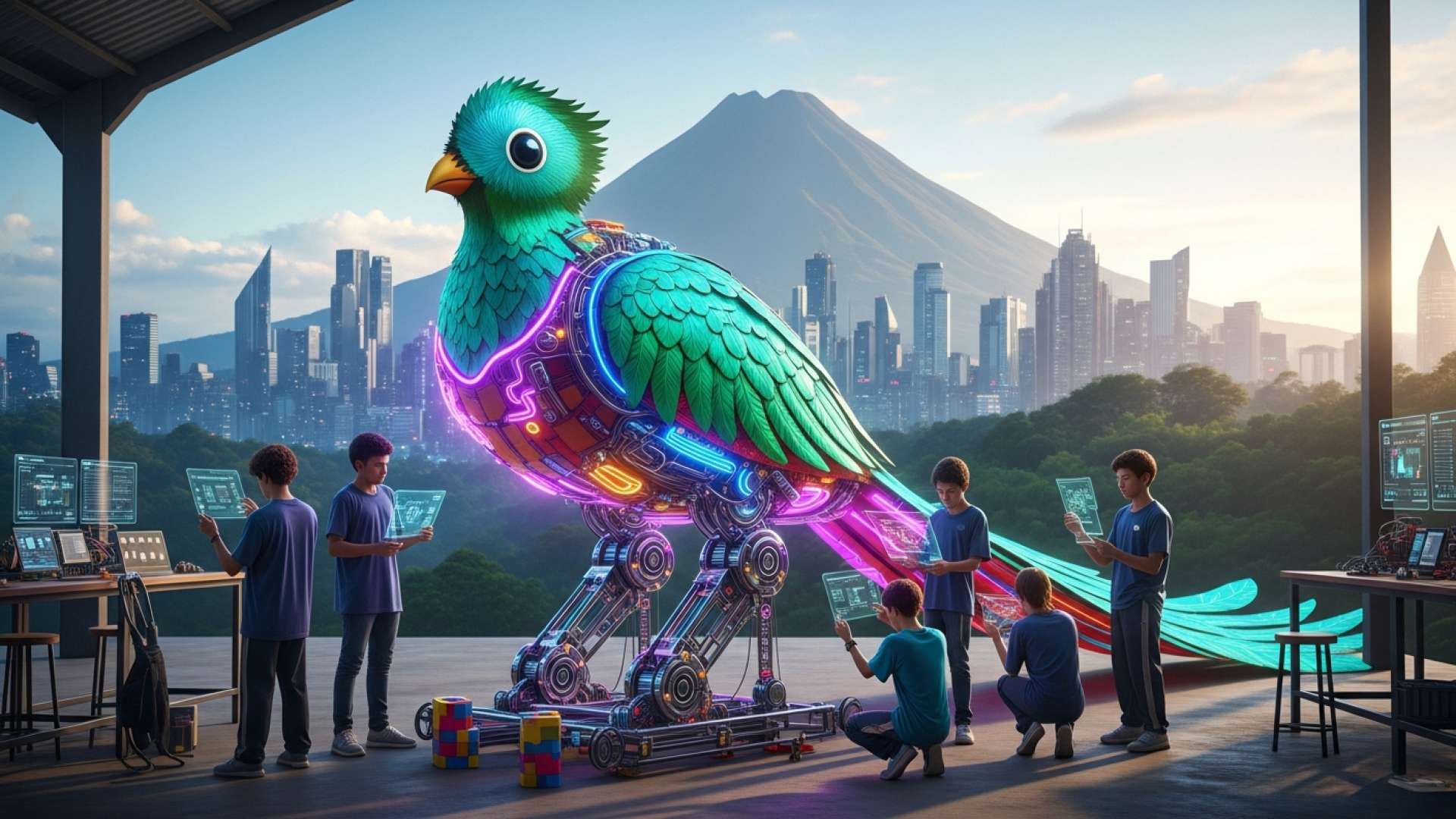 De jeunes innovateurs de Cartago visent la gloire de la robotique à Singapour